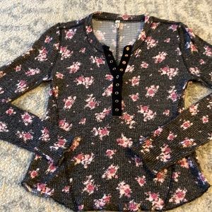 Free people intimately thermal long sleeve size M